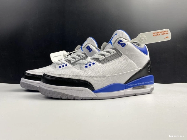 HYPE Air Blue 3 CT8532-040 Jordan Retro White 0708